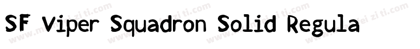 SF Viper Squadron Solid Regular字体转换